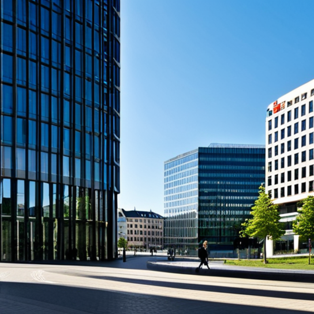 Luxembourg Financial Center Diversity**

"Modern Luxembourg cityscape with prominent skyscrapers, showcasing diverse financial institutions: fund management buildings, private banks, insurance headquarters. Professional atmosphere, fully clothed business people walking around. Bright daylight, clean lines, emphasizing stability and growth. Appropriate content, safe for work, perfect anatomy, natural proportions, professional architecture photography, high quality."

**