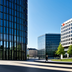Luxembourg Financial Center Diversity**

"Modern Luxembourg cityscape with prominent skyscrapers, showcasing diverse financial institutions: fund management buildings, private banks, insurance headquarters. Professional atmosphere, fully clothed business people walking around. Bright daylight, clean lines, emphasizing stability and growth. Appropriate content, safe for work, perfect anatomy, natural proportions, professional architecture photography, high quality."

**