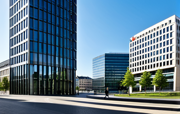 Luxembourg Financial Center Diversity**

"Modern Luxembourg cityscape with prominent skyscrapers, showcasing diverse financial institutions: fund management buildings, private banks, insurance headquarters. Professional atmosphere, fully clothed business people walking around. Bright daylight, clean lines, emphasizing stability and growth. Appropriate content, safe for work, perfect anatomy, natural proportions, professional architecture photography, high quality."

**
